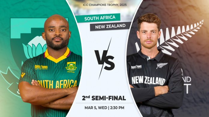 ICC Champions Trophy 2025: South Africa vs New Zealand, 2nd Semi-Final, Prediction, Pitch Report, Playing XI